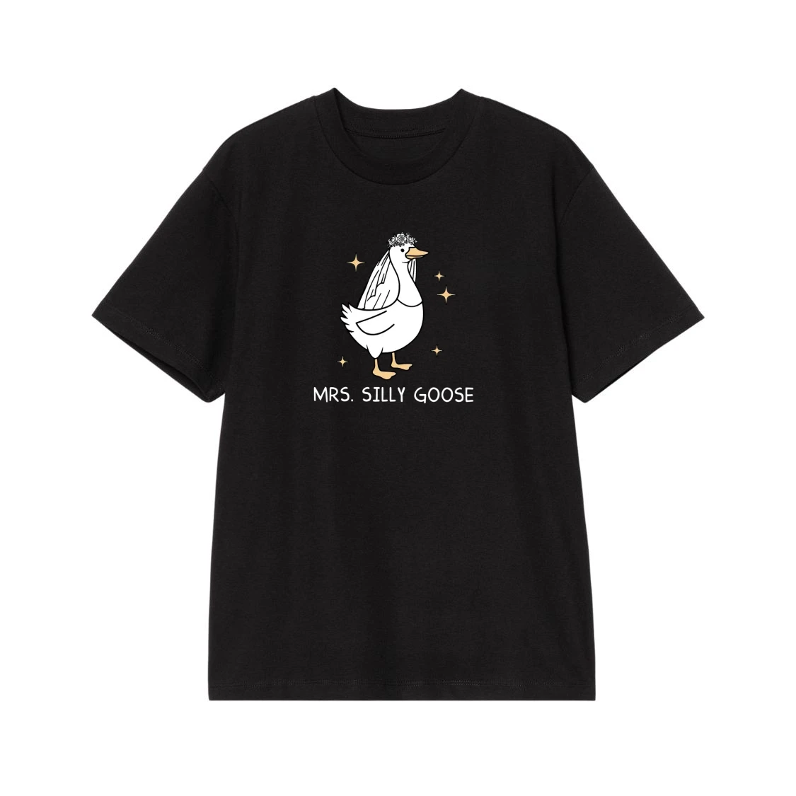 Mr. And Mrs. Silly Goose Matching Couple Wedding Shirts