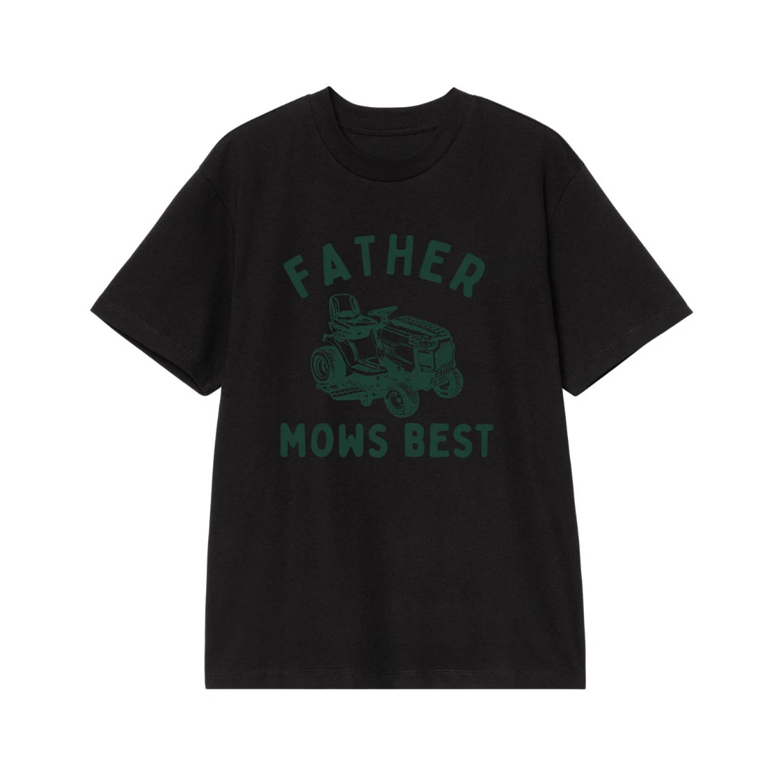 Father Mows Best Funny Dad Joke Riding Lawn Mower T-Shirt