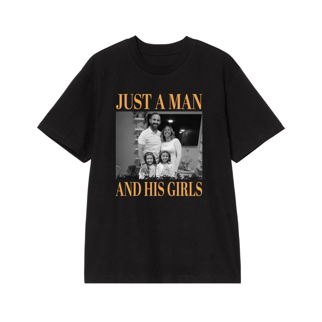 Just A Dad And His Girl Personalized Photo T-Shirt