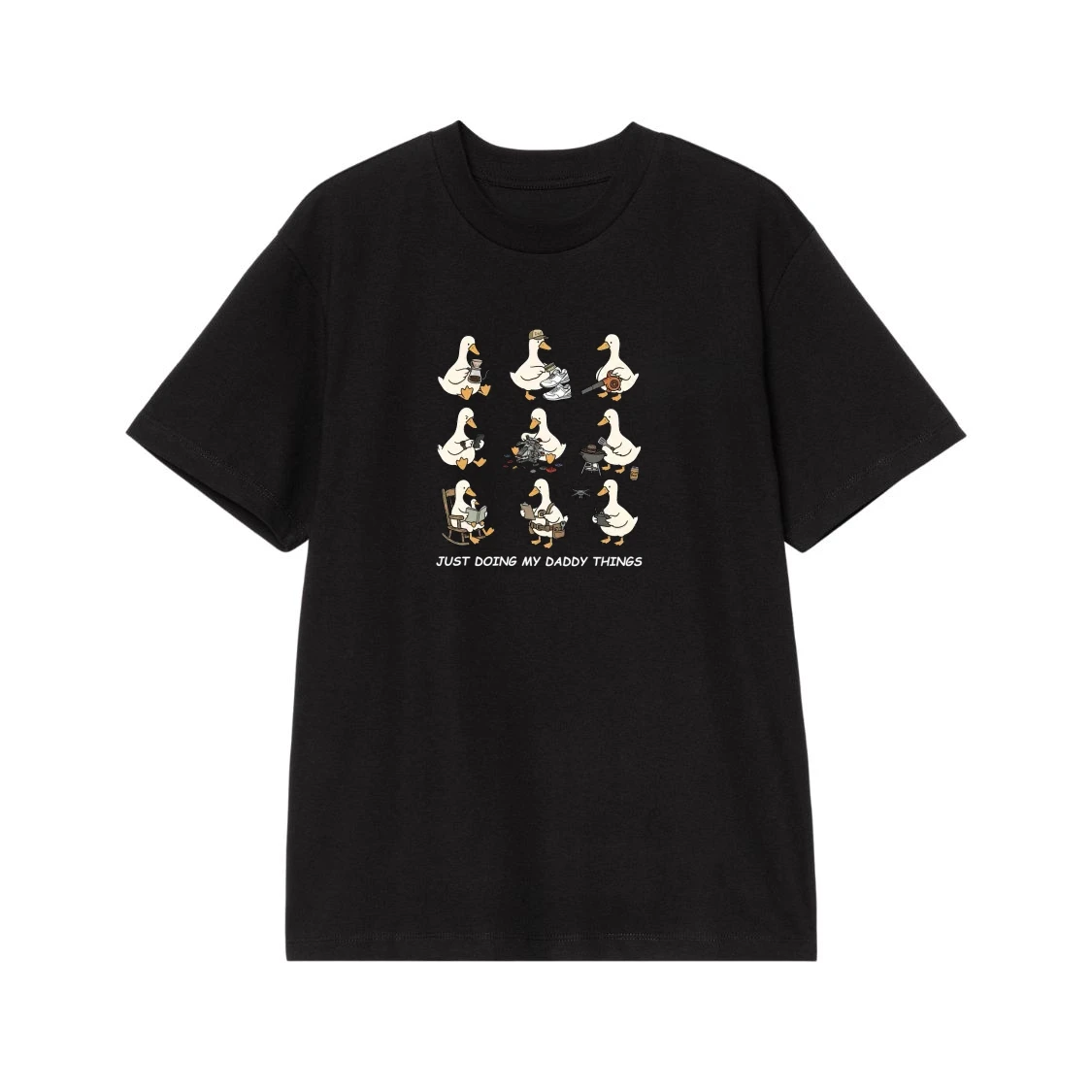 Funny Duck Just Doing My Daddy Things T-Shirt