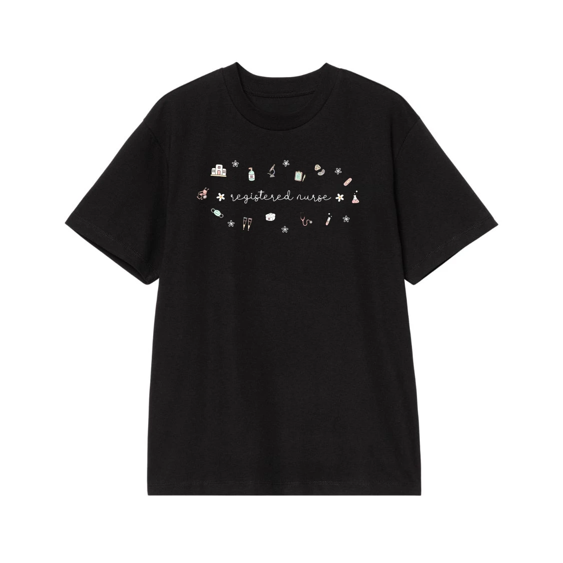 Registered Nurse Cute Medical Doodles T-Shirt