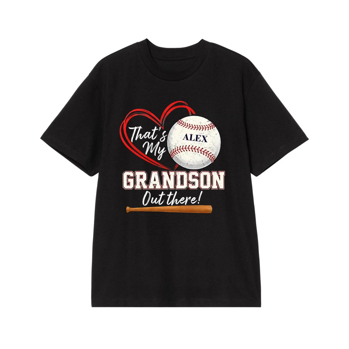 That'S My Grandson Out There Personalized Baseball Sweatshirt