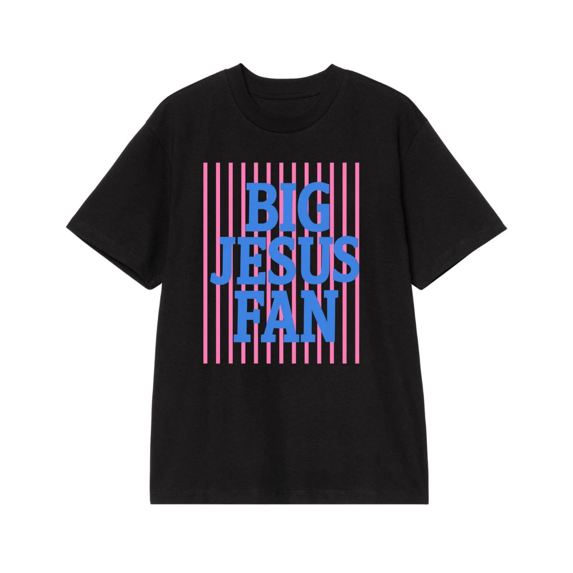 Big Jesus Fan Bold Text Christian T-Shirt