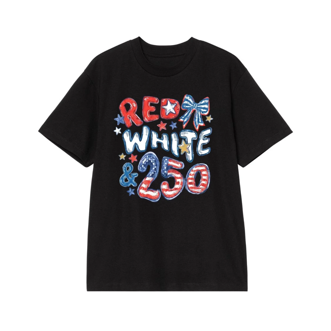 Red White & 250 Patriotic Usa 250th Anniversary Design