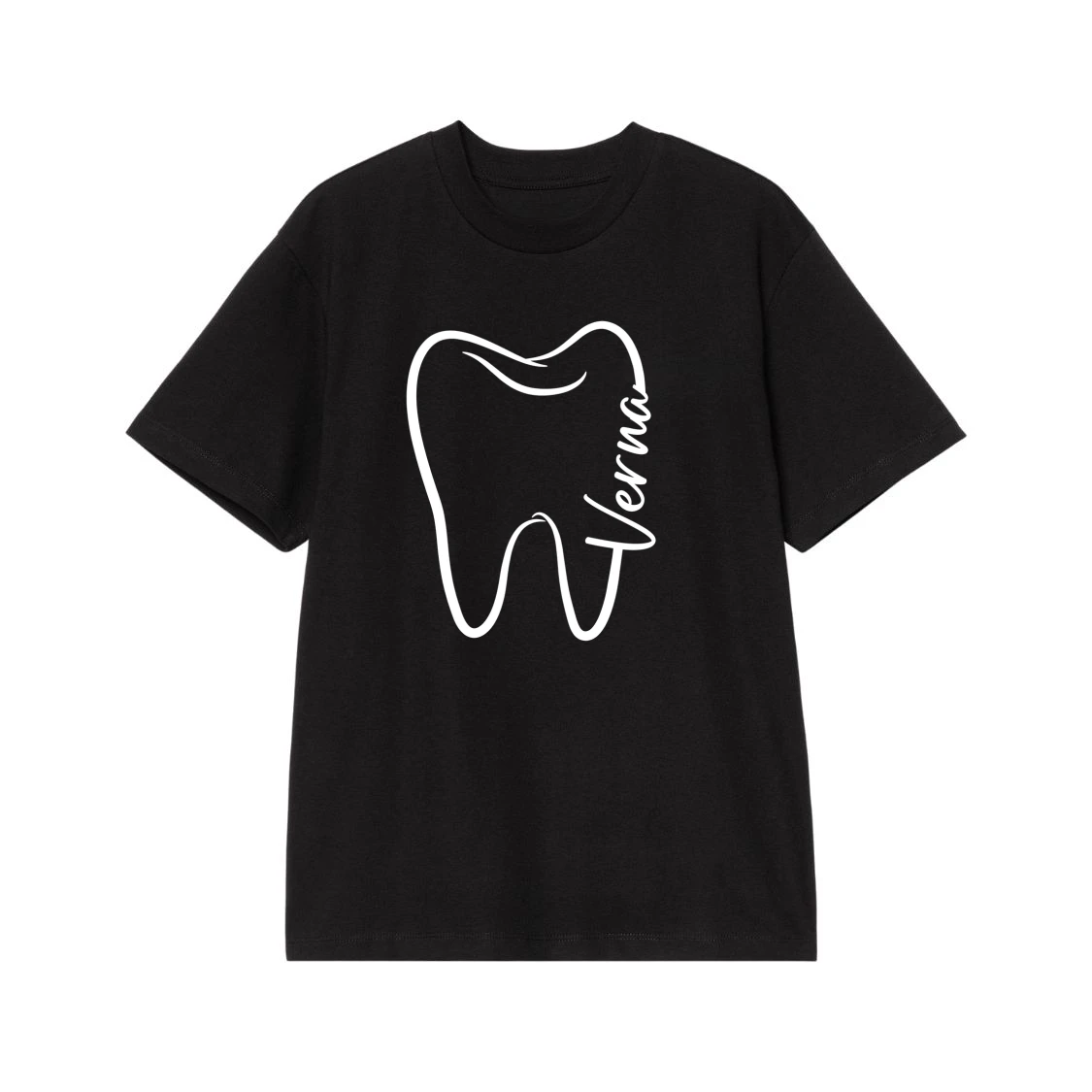 Personalized Dental Tooth Outline With Name Verna