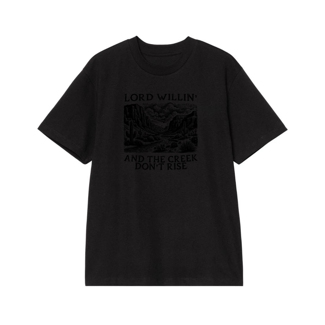 Lord Willin' Western Desert Canyon Graphic T-Shirt