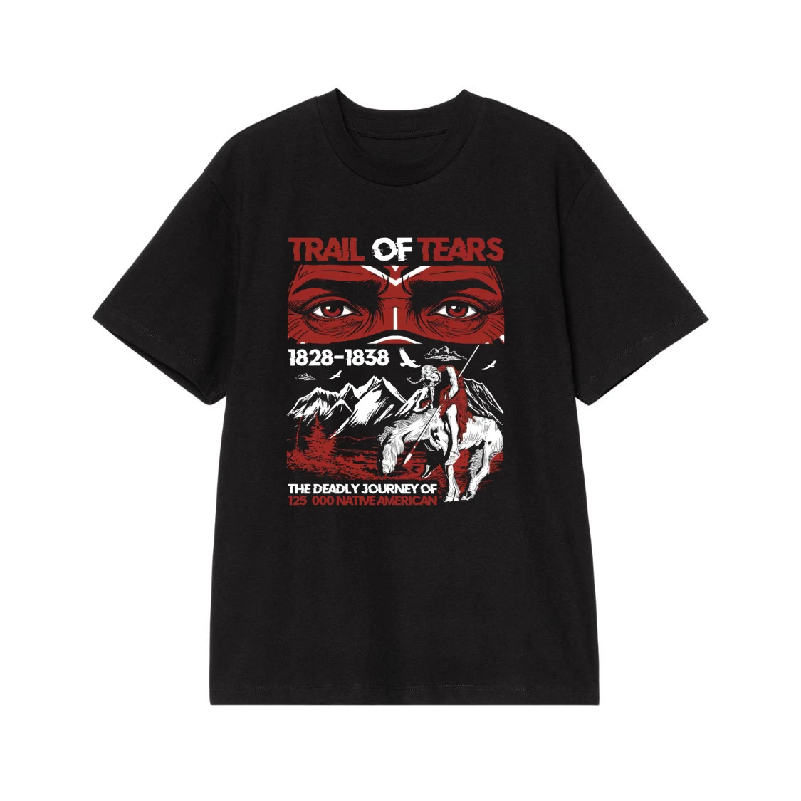 Trail Of Tears 1828-1838 Native American History T-Shirt
