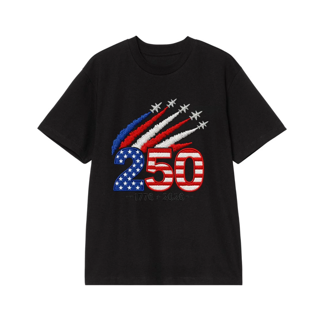 Usa 250th Anniversary 1776-2026 Patriotic American Flag T-Shirt