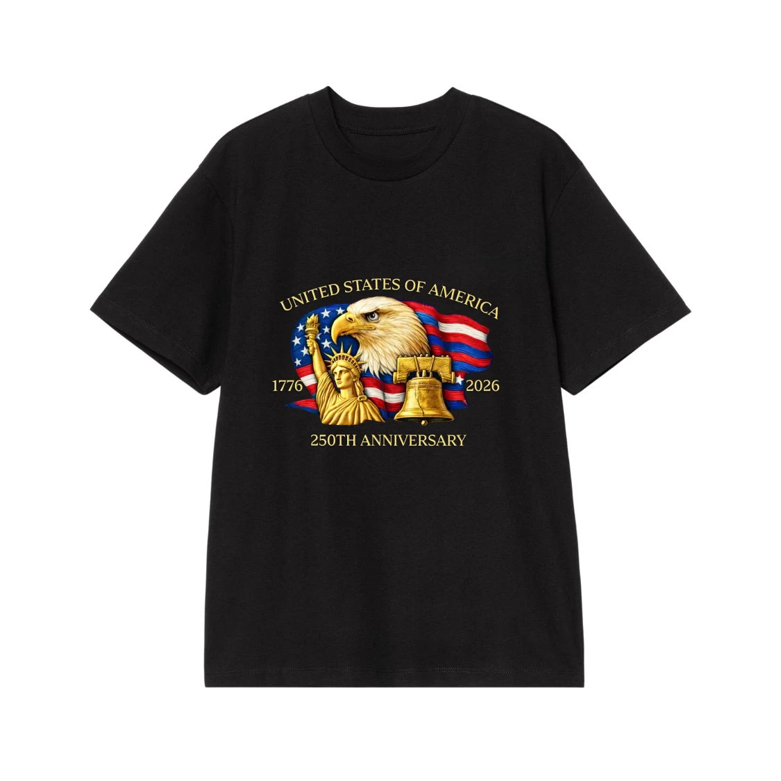 United States Of America 250th Anniversary 1776-2026 Patriotic T-Shirt