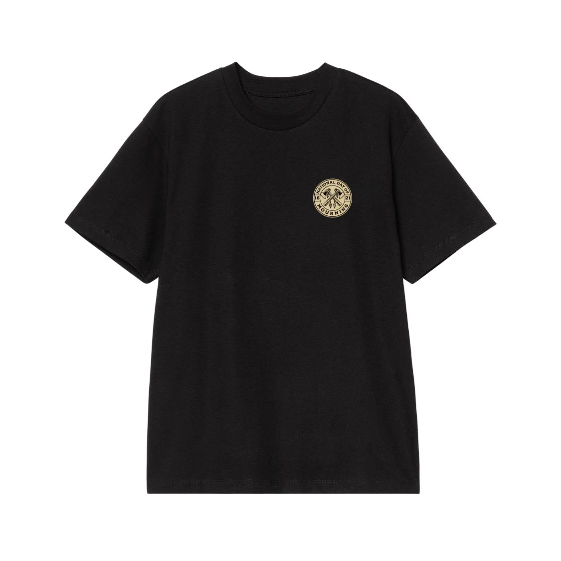 National Day Of Mourning 1621 Crossed Tomahawks T-Shirt