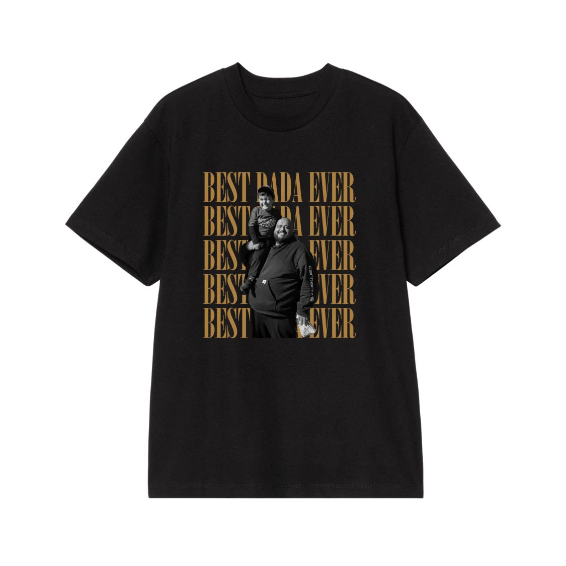 Best Dad Ever Custom Photo T-Shirt
