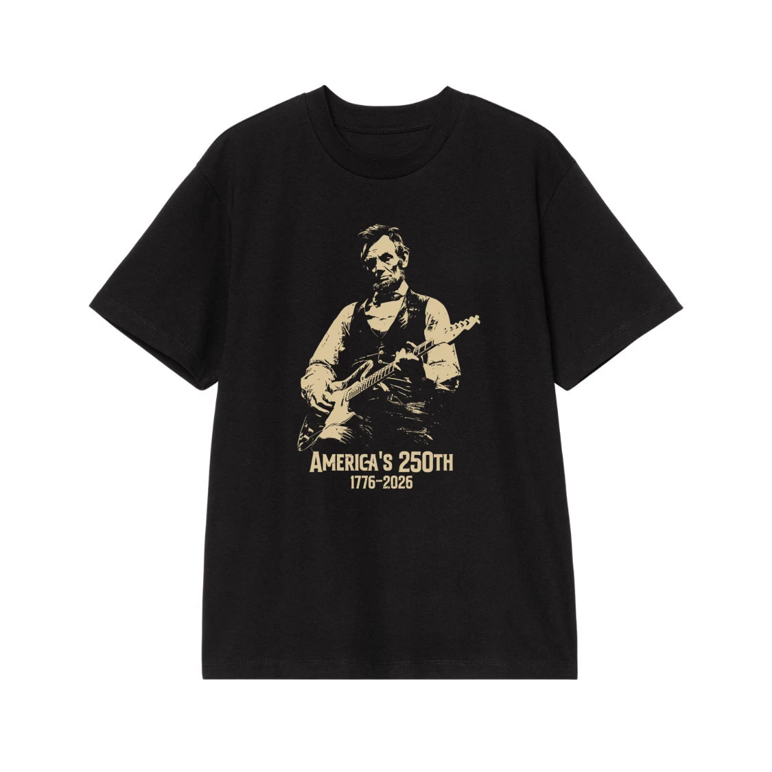 Abraham Lincoln Playing Electric Guitar For America'S 250th Anniversary 1776-2026