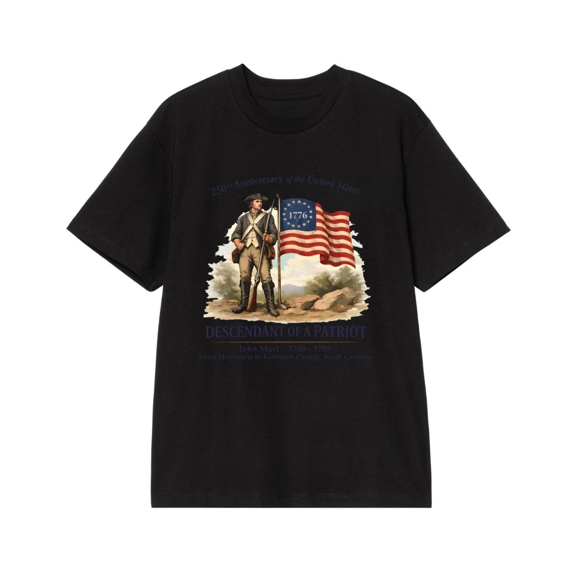 Descendant Of A Patriot 250th Anniversary Of The United States