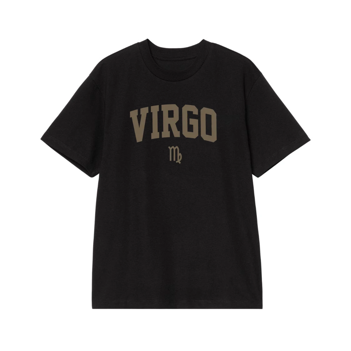 Zodiac Sign College Font Sweatshirt With Symbol