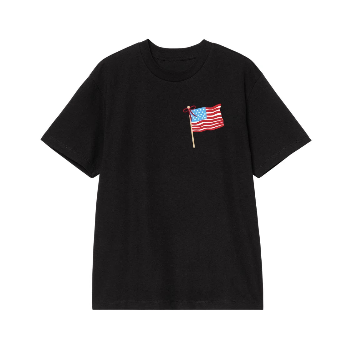Loves Jesus And America Too Patriotic Christian T-Shirt