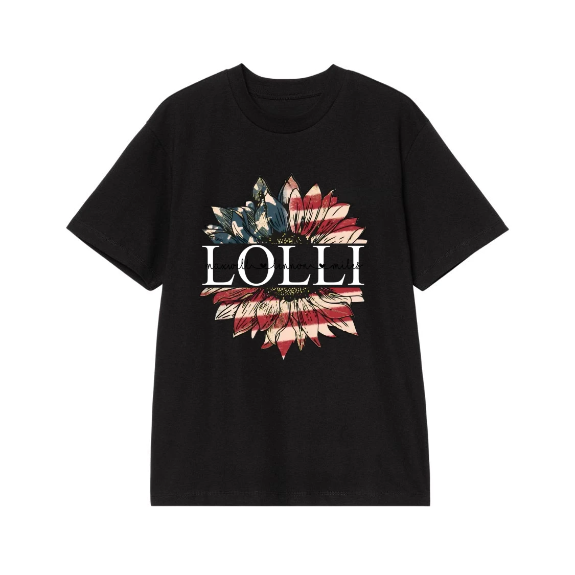 Lolli Patriotic American Flag Sunflower