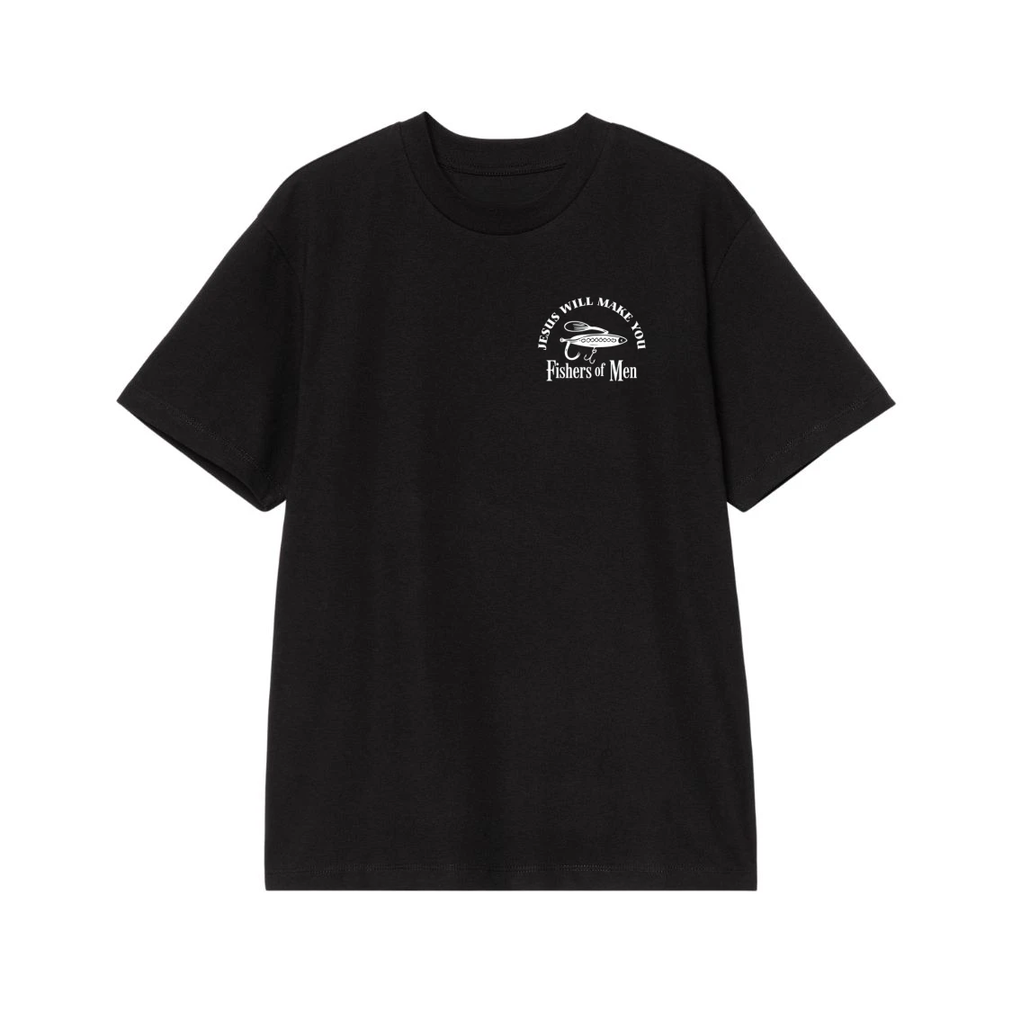Jesus Will Make You Fishers Of Men Matthew 4:18-19 Bible Verse T-Shirt