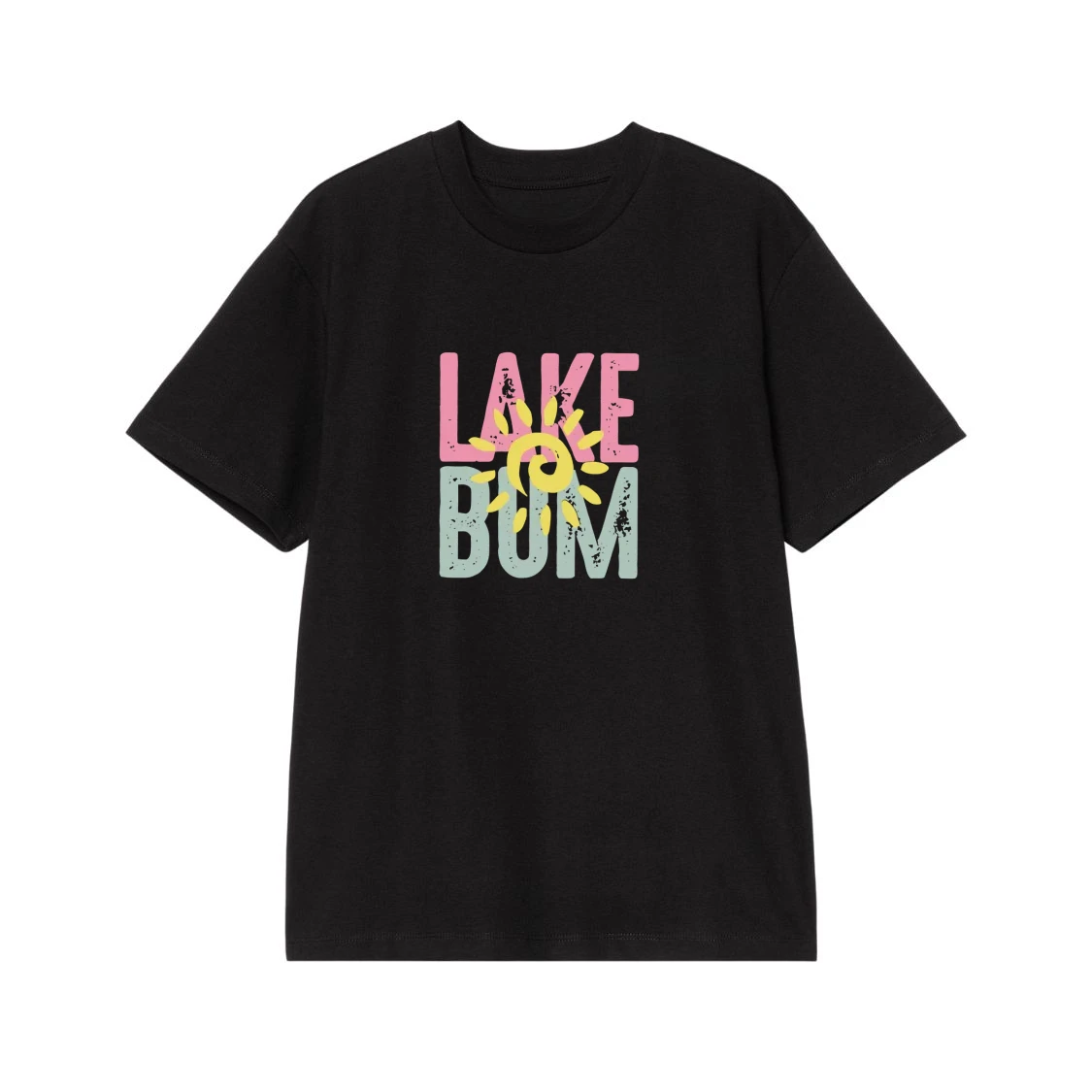 Lake Bum Summer Sun Graphic T-Shirt