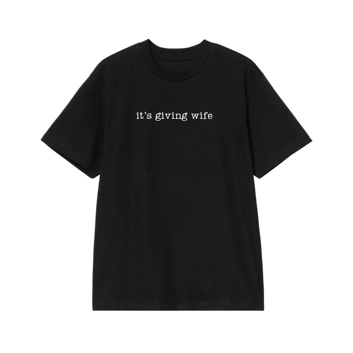 It'S Giving Wife Funny Quote T-Shirt