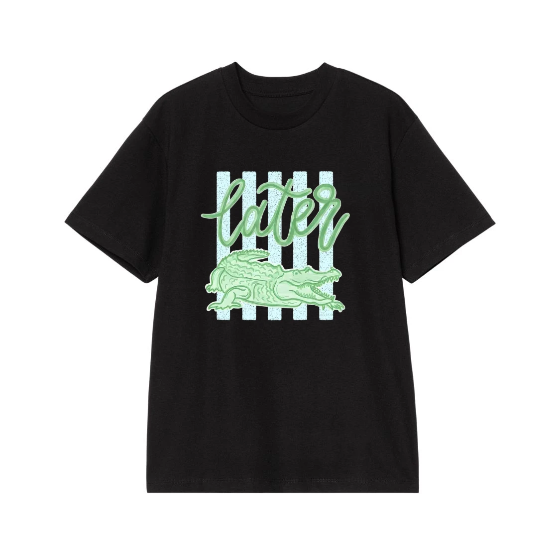 Later Alligator Funny Pun Summer Beach T-Shirt