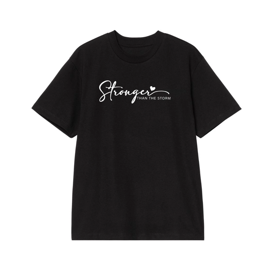 Stronger Than The Storm Inspirational Quote T-Shirt