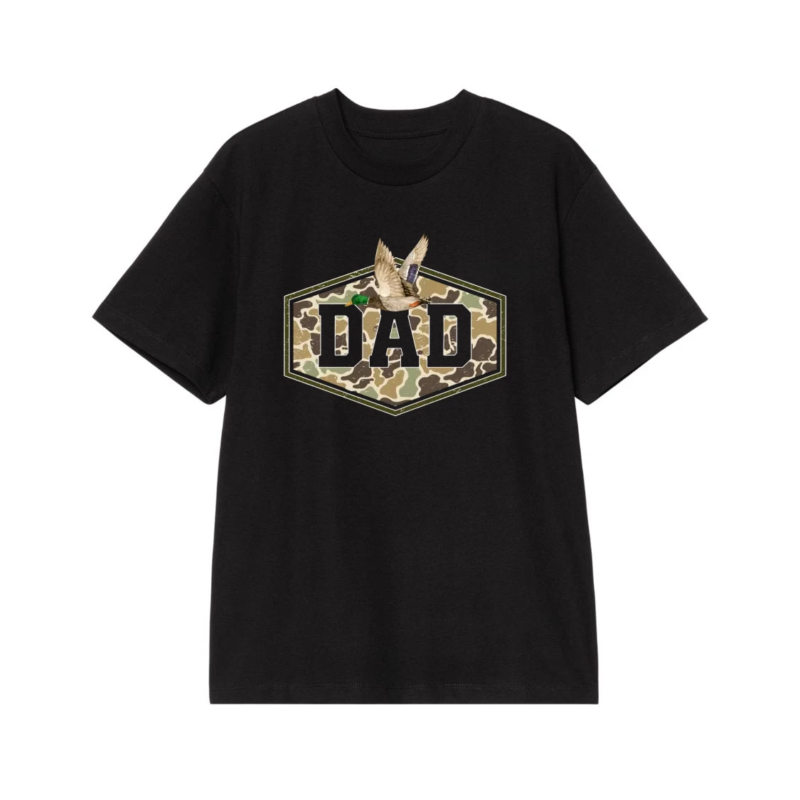 Duck Hunting Dad Camouflage T-Shirt