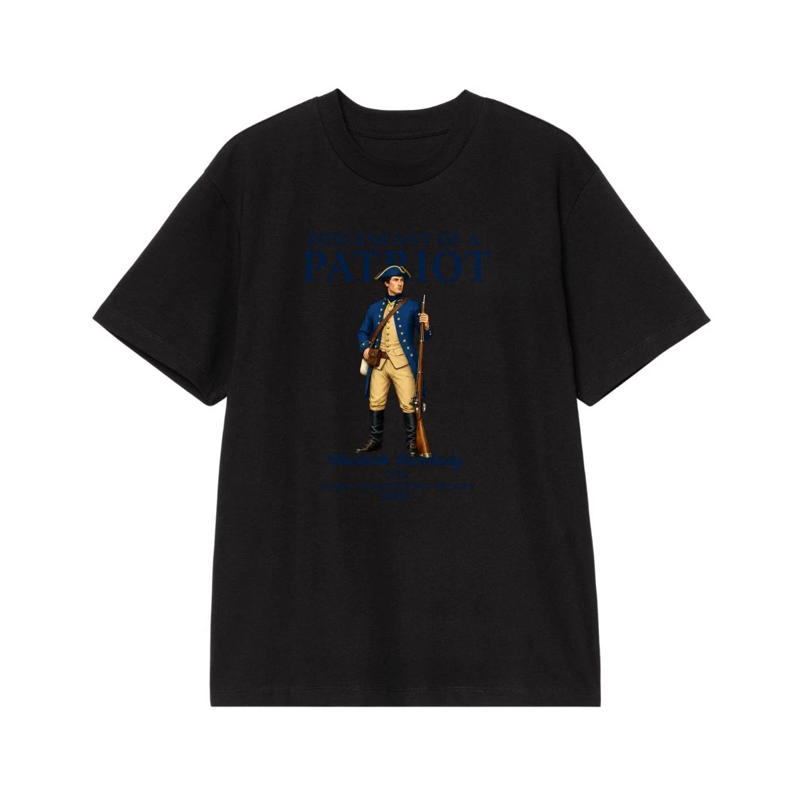 Descendant Of A Patriot Revolutionary War Soldier 1776 T-Shirt