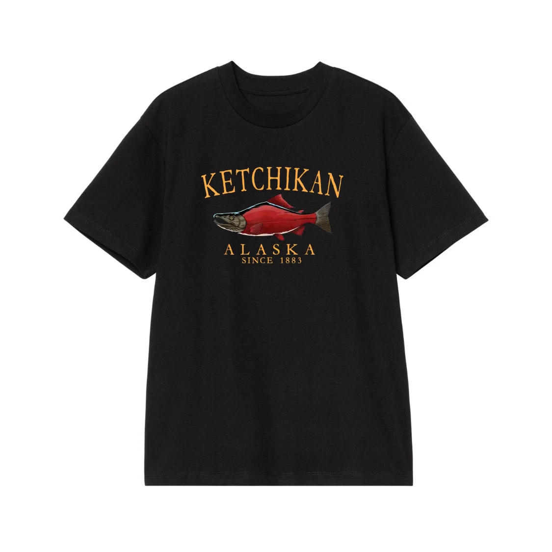 Ninilchik Alaska Since 1799 Red Salmon Fishing Souvenir