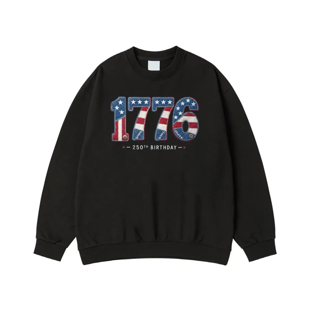 1776 250th Birthday Patriotic American Flag Shirt