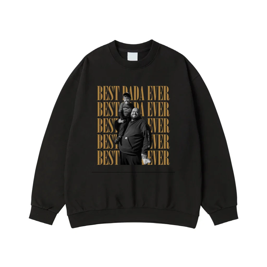 Best Dad Ever Custom Photo T-Shirt