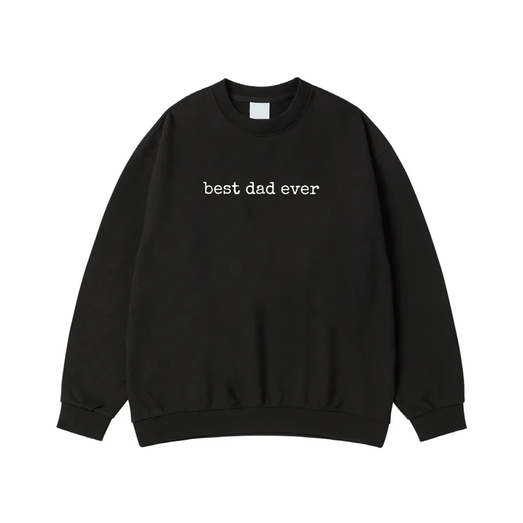 Best Dad Ever Simple Text T-Shirt