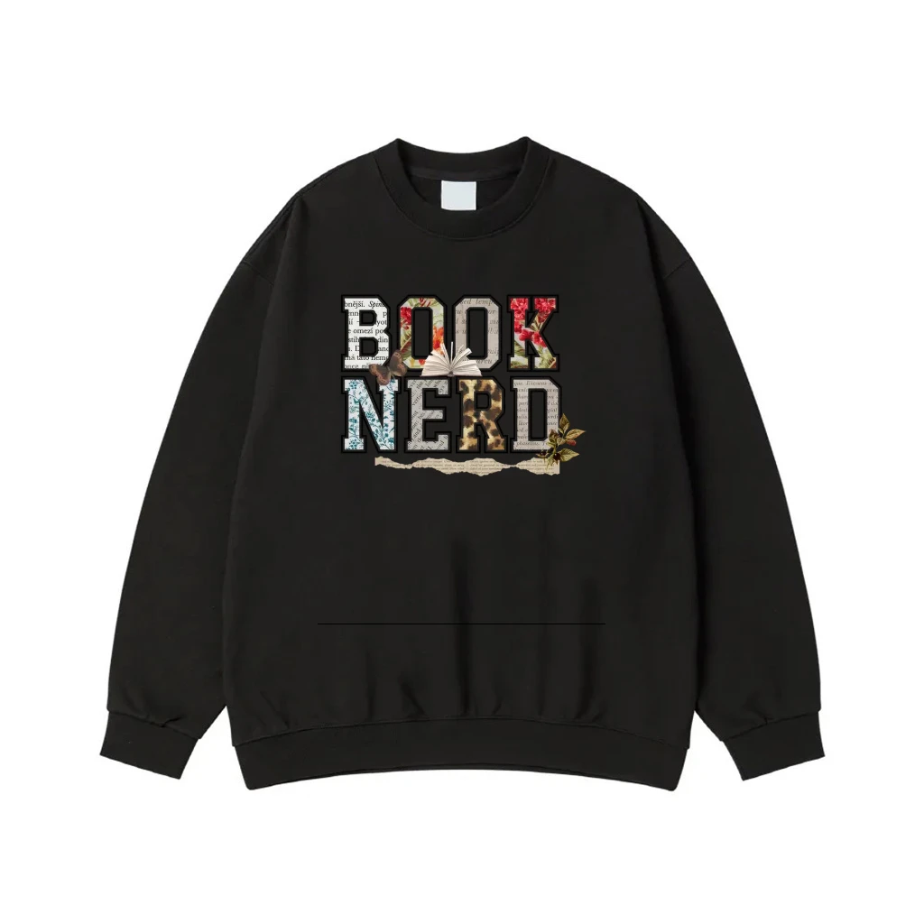 Book Nerd Collage Style Floral And Leopard Print Reading T-Shirt
