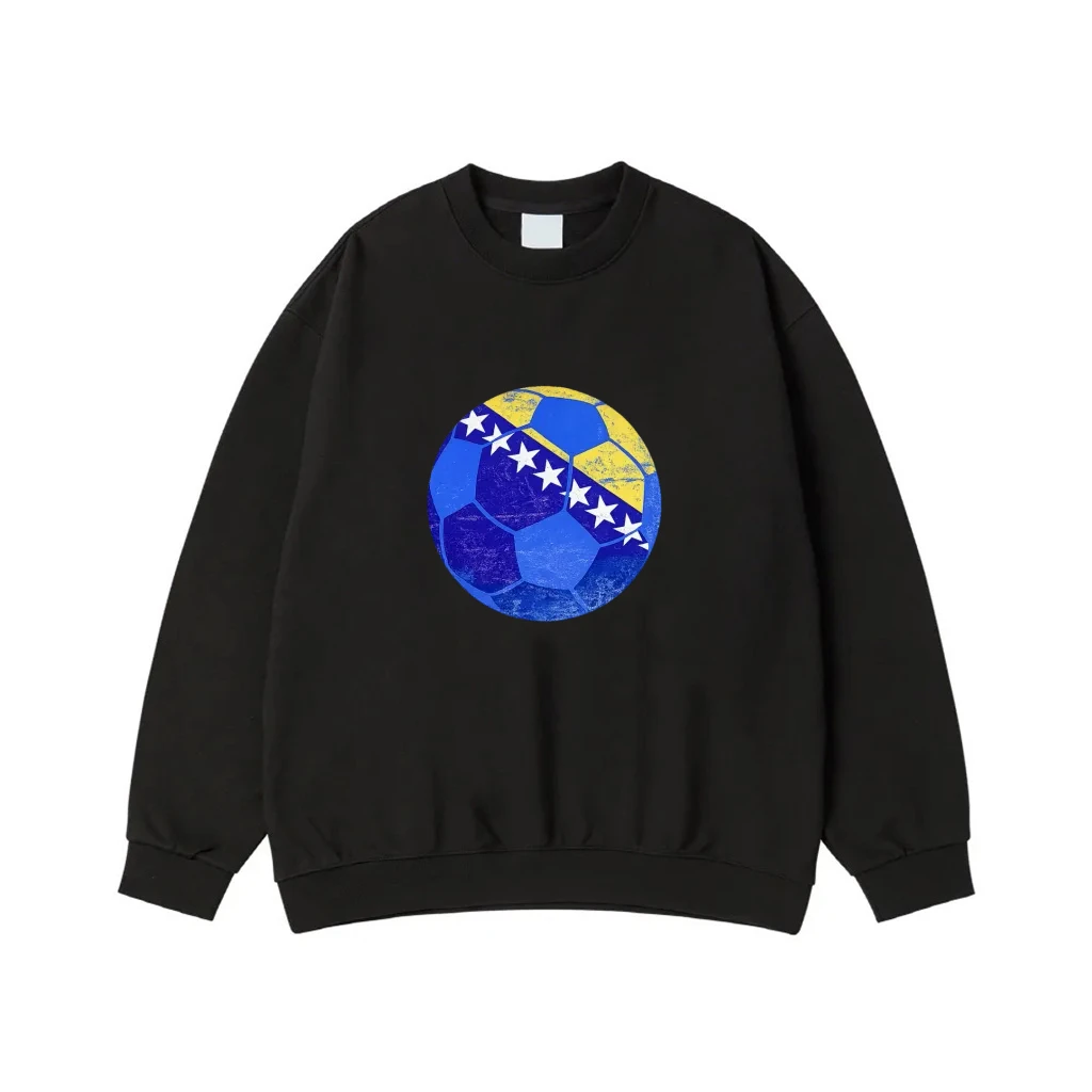 Bosnia And Herzegovina Flag Soccer Ball Graphic T-Shirt