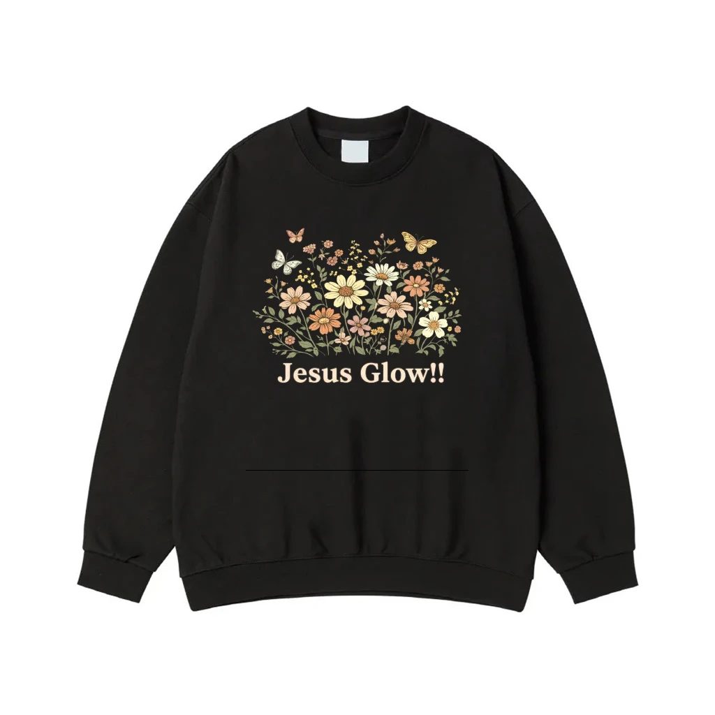 Custom Text Wildflower And Butterfly Botanical T-Shirt