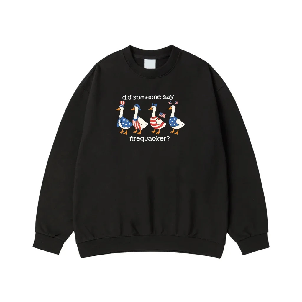 Did Someone Say Firequacker Funny Patriotic Ducks T-Shirt