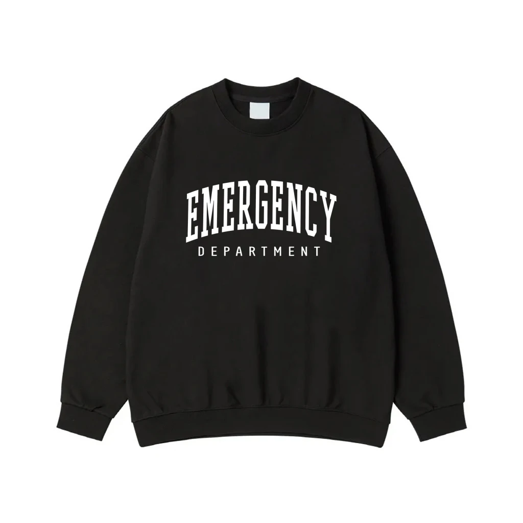 Emergency Department Varsity Style Text