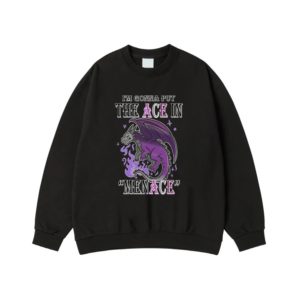 I'M Gonna Put The Ace In Menace Asexual Pride Dragon