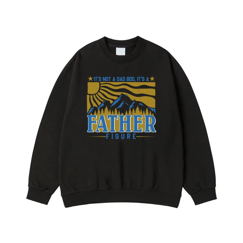 It'S Not A Dad Bod It'S A Father Figure Funny Mountain Scene T-Shirt