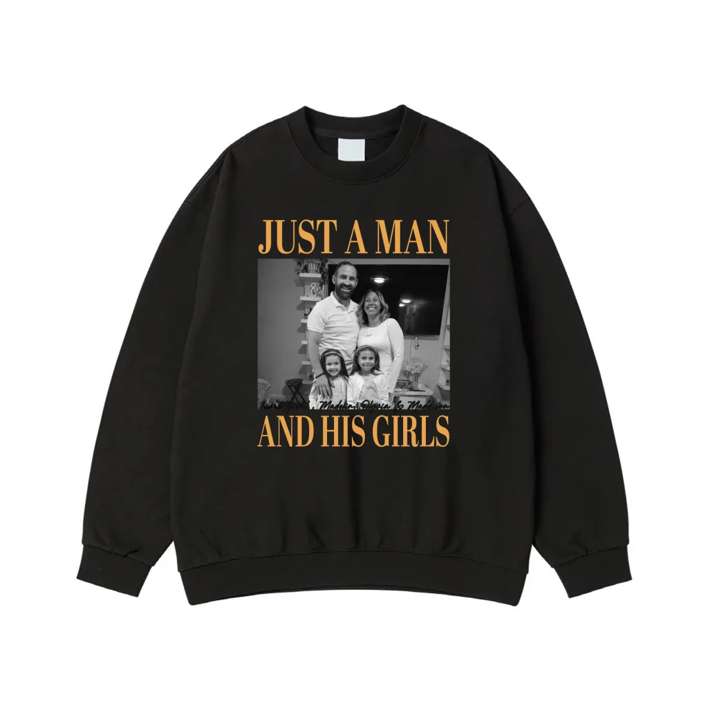 Just A Dad And His Girl Personalized Photo T-Shirt