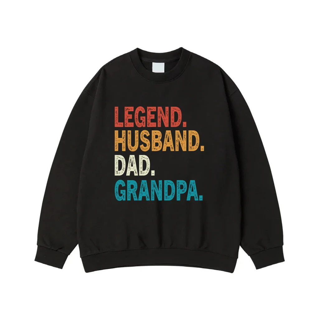 Legend Husband Dad Grandpa Retro Distressed Text