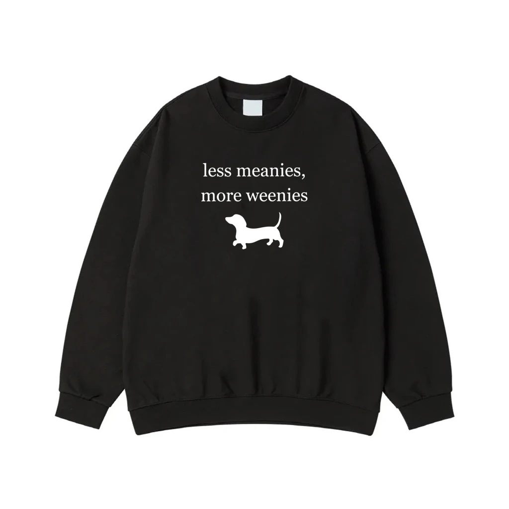 Less Meanies More Weenies Dachshund T-Shirt