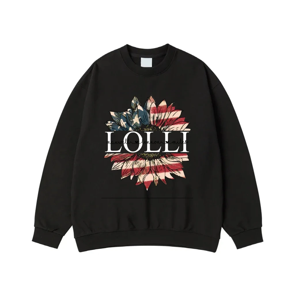 Lolli Patriotic American Flag Sunflower