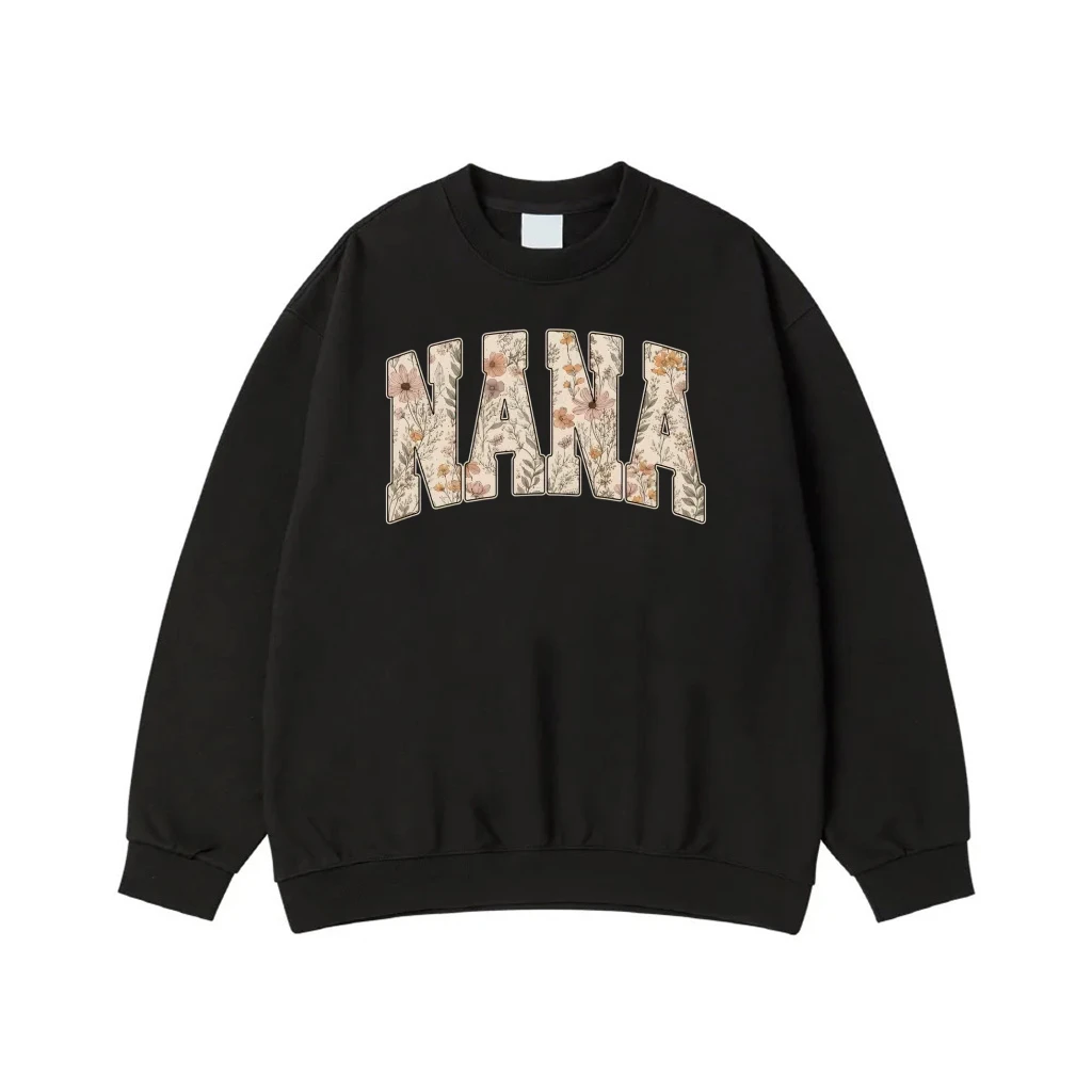Mama Floral Varsity Lettering Shirt For Mother'S Day