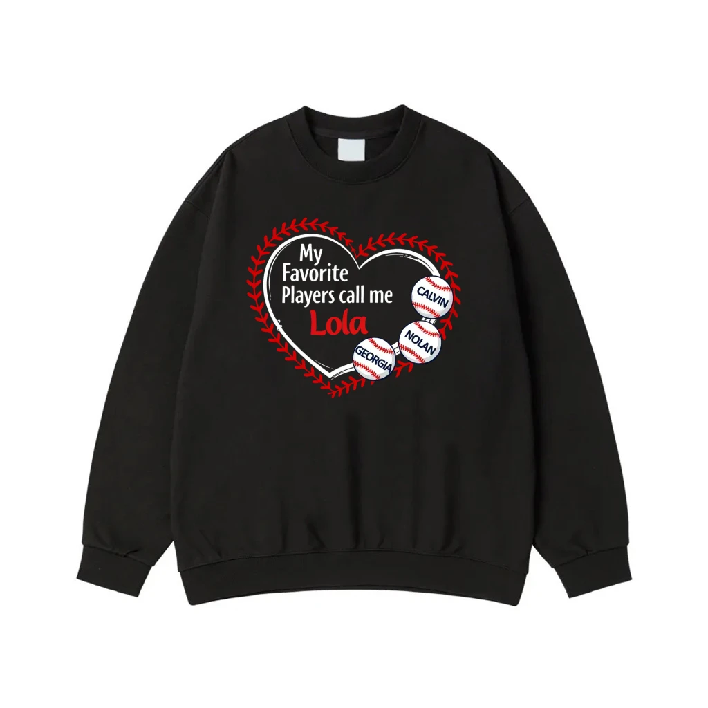 My Favorite Players Call Me Lola Baseball Grandma Shirt