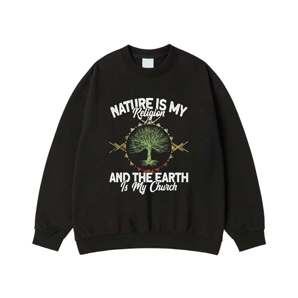 Nature Is My Religion And The Earth Is My Church Tree Of Life T-Shirt