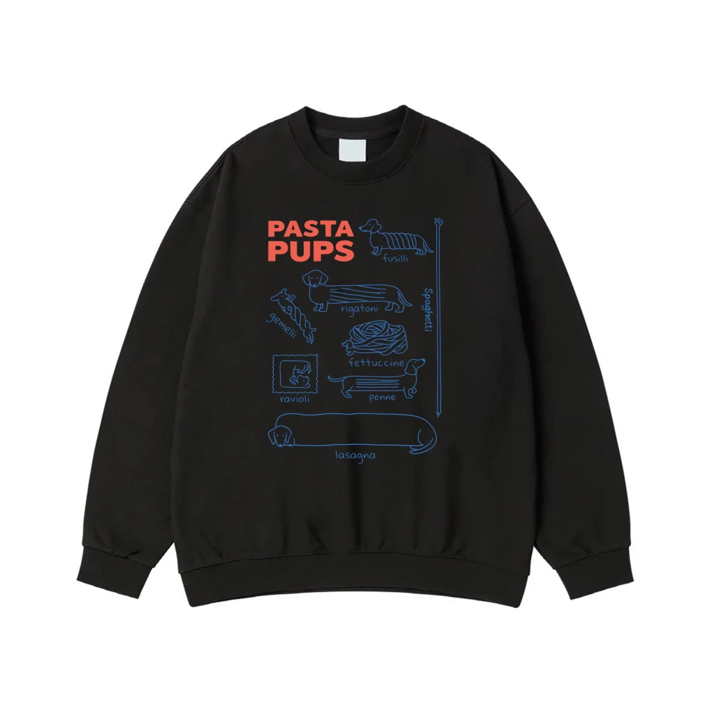 Pasta Pups Funny Dachshund Dogs As Pasta Types Chart