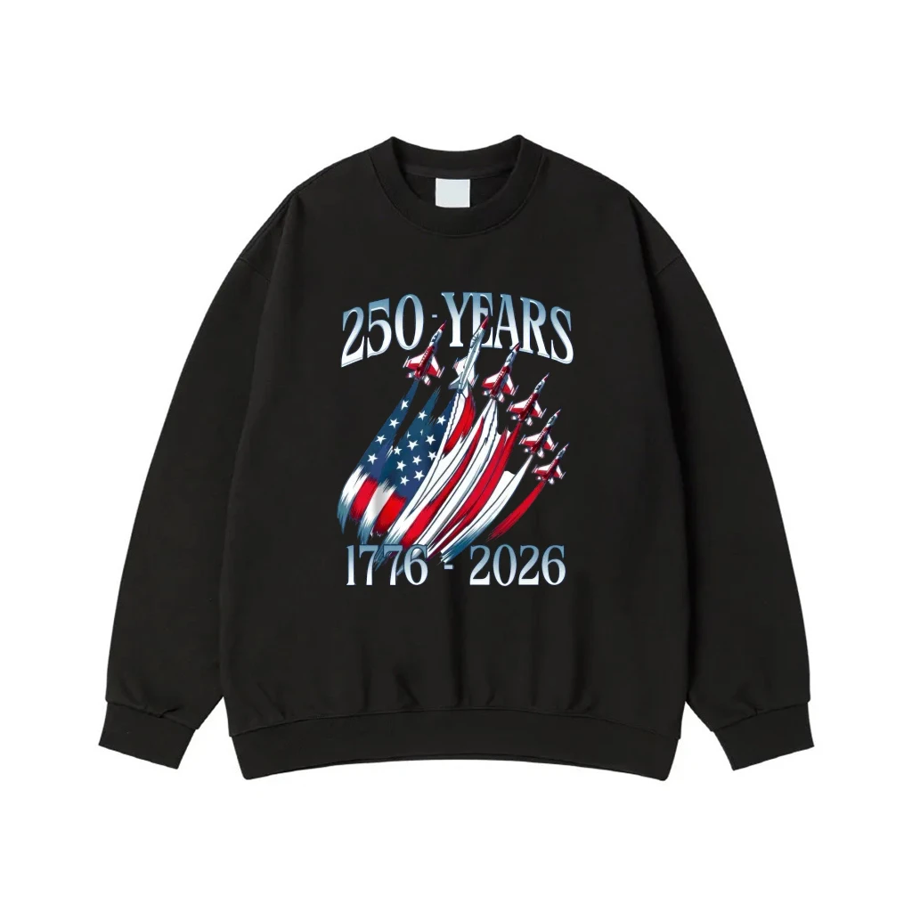 Patriotic 250 Years 1776-2026 Usa Anniversary Fighter Jets T-Shirt