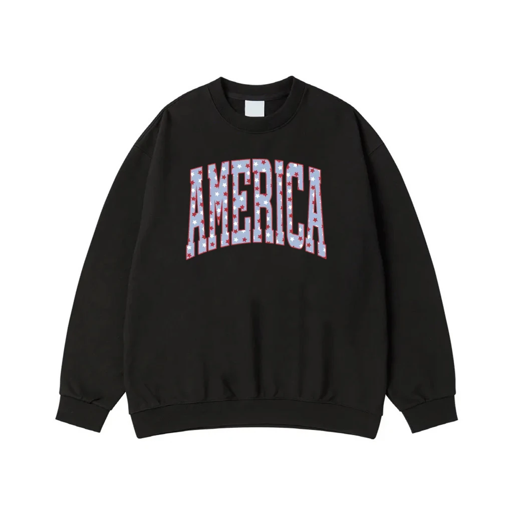 Patriotic America T-Shirt With Stars Pattern