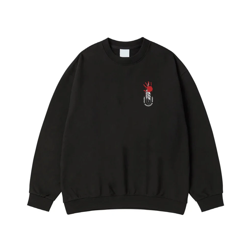 Protect Indigenous Women Red Handprint And Feather T-Shirt