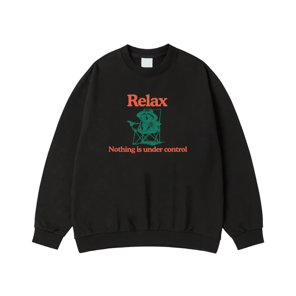 Relax Nothing Is Under Control Funny Raccoon T-Shirt
